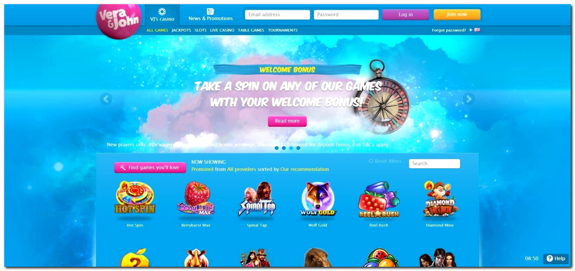 140 безплатни завъртания в Casino com